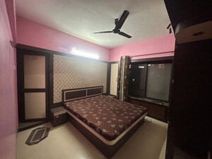 Bedroom in 2 BHK Apartment at Aishwaryam Greens Co-operative Housing Society, Wakad – for Rent