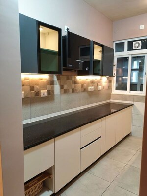 Kitchen in 3 BHK Apartment at Meridian Park At The Prestige City, Sarjapur Road – for Rent