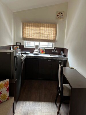 Kitchen in Studio Apartment at Defence Colony – for Rent