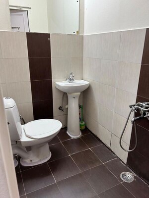 Bathroom in Studio Apartment at Defence Colony – for Rent