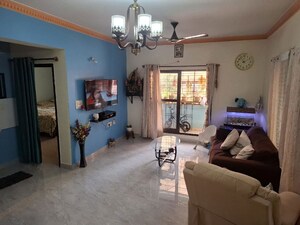 Living Room in 2 BHK Apartment at Gagan North Winds, Jakkuru – for Rent