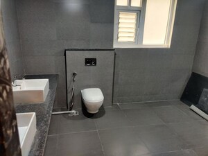 Bathroom in 1 RK Apartment at Godrej United, Whitefield – for Rent