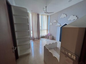 Living Room in 4 BHK Apartment at One Hiranandani Park, Ghodbunder Road – for Rent