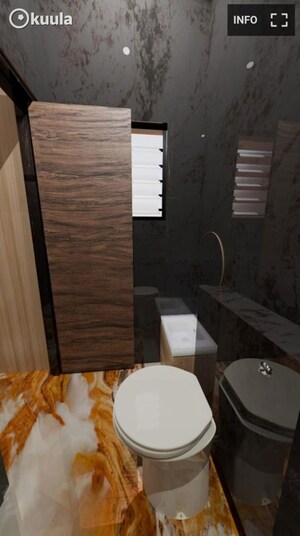 Bathroom in 2 BHK Apartment at Greencrew Riddhi Siddhi NX, Kalher – for Sale