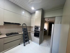 Kitchen in 4 BHK Apartment at One Hiranandani Park, Ghodbunder Road – for Rent