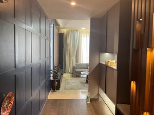 Living Room in 4 BHK Apartment at One Hiranandani Park, Ghodbunder Road – for Rent