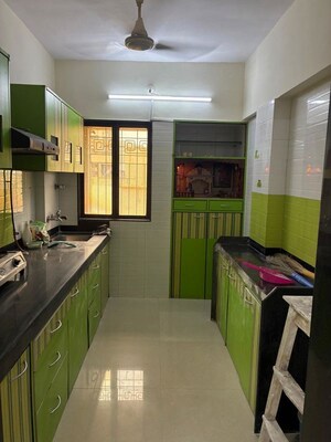 Kitchen in 2 BHK Apartment at Akashganga Complex Kavesar, Kavesar – for Rent