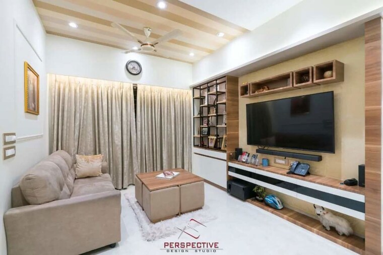 Living Room, lodha-amara 2 Bedroom 800 Sq.Ft. Apartment In Kolshet Road Thane 10597409