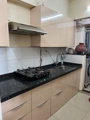 Kitchen in 3 BHK Apartment at Magarpatta Jasminium, Hadapsar – for Rent
