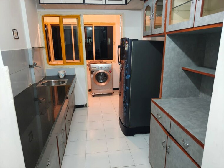 Kitchen, ambli 2 Bedroom 1250 Sq.Ft. Apartment In Ambli Ahmedabad 10597457