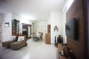 Living Room in 3 BHK Apartment at Satellite – for Sale