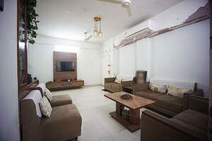 Living Room in 3 BHK Apartment at Satellite – for Sale