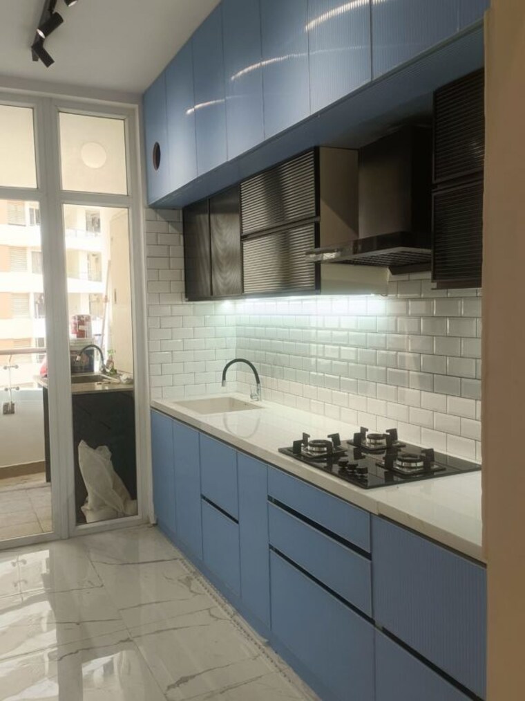 Kitchen, mantri-lithos 2 Bedroom 1420 Sq.Ft. Apartment In Thanisandra Bangalore 10597439