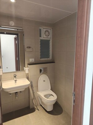 Bathroom in 2 BHK Apartment at Adarsh Greens, Kogilu – for Rent