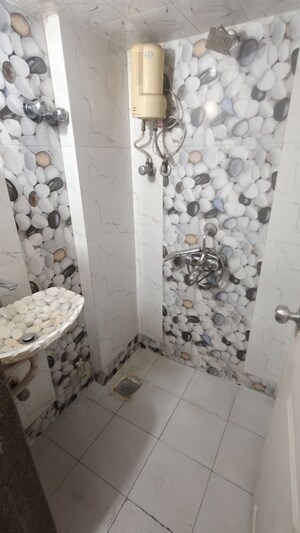 Bathroom in 2 BHK Apartment at Siddhanchal CHS, Pawar Nagar – for Rent