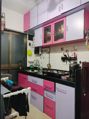 Kitchen in 1 BHK Apartment at Arvind Nagar Chs, Santacruz East – for Rent