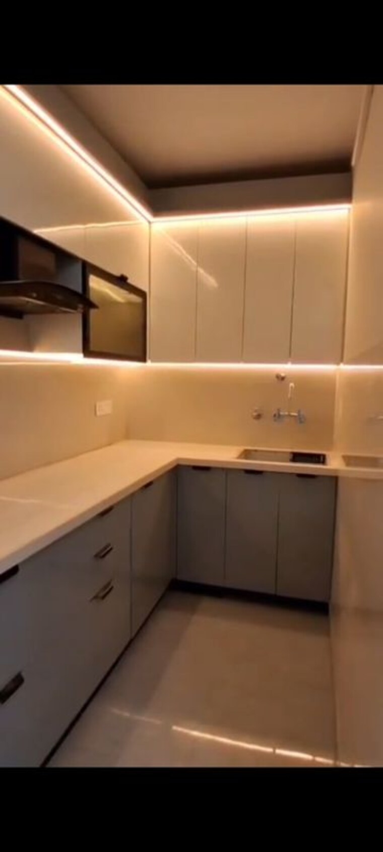 Kitchen, mahavir enclave 2 Bedroom 630 Sq.Ft. Builder Floor In Mahavir Enclave Delhi 10597614