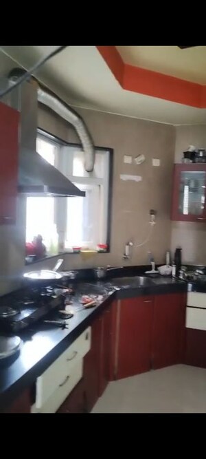 Kitchen in 2 BHK Apartment at Kesar Symphony, Kharghar – for Rent