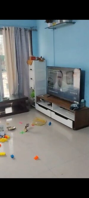 Living Room in 2 BHK Apartment at Kesar Symphony, Kharghar – for Rent
