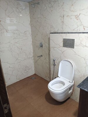 Bathroom in 1 BHK Apartment at Sushant Lok I – for Rent