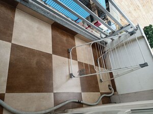 Staircase in 1 BHK Apartment at Sushant Lok I – for Rent