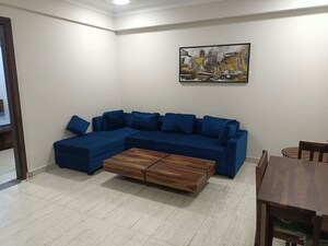 Living Room in 1 BHK Apartment at Sushant Lok I – for Rent