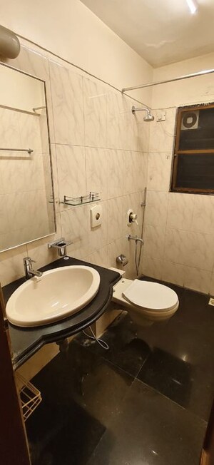 Bathroom in 2 BHK Apartment at Khar West – for Rent