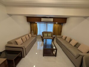 Living Room in 3.5 BHK Apartment at Maker Tower, Cuffe Parade – for Sale