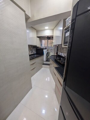 Kitchen in 3.5 BHK Apartment at Maker Tower, Cuffe Parade – for Sale