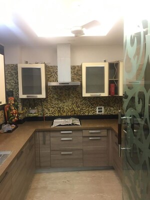Living Room in 3 BHK Builder Floor at New Rajinder Nagar – for Rent