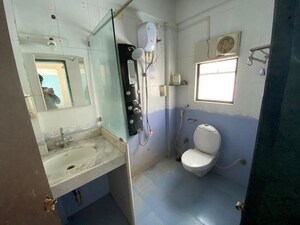Bathroom in 1 BHK Apartment at West Sahajeevan, Sus – for Rent
