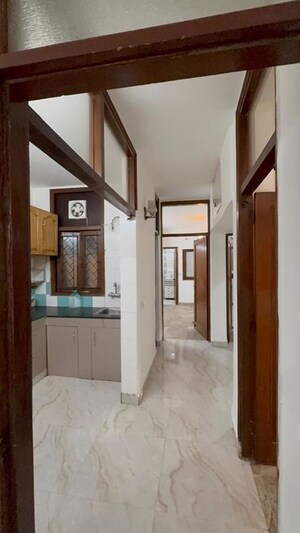 Living Room in 3 BHK Builder Floor at Chittaranjan Park – for Rent