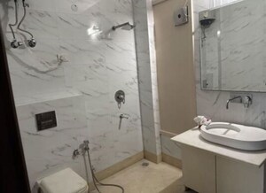 Bathroom in 3 BHK Builder Floor at Palam Vihar – for Rent