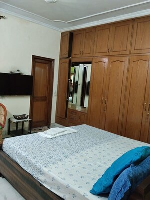 Bedroom in 3 BHK Builder Floor at Kalkaji – for Rent