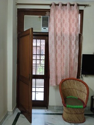 Bedroom in 3 BHK Builder Floor at Kalkaji – for Rent