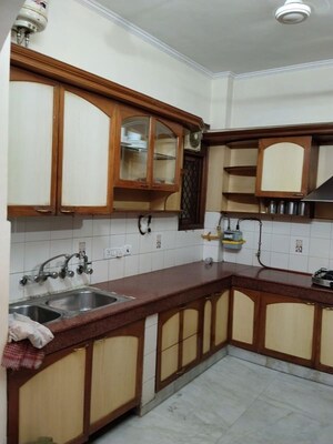 Kitchen in 3 BHK Builder Floor at Kalkaji – for Rent