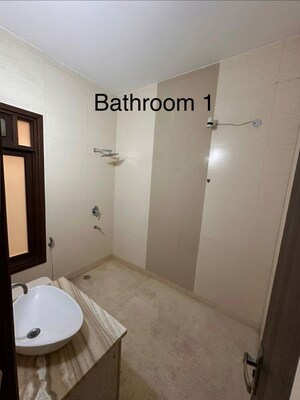 Bathroom in 3 BHK Builder Floor at Palam Vihar – for Rent