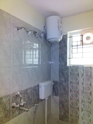 Bathroom in 3 BHK Apartment at MJ Lifestyle Astyllen, Sarjapur Road – for Rent
