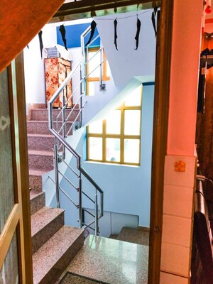 Staircase in 2 BHK Builder Floor at Palam Vihar Extension – for Rent