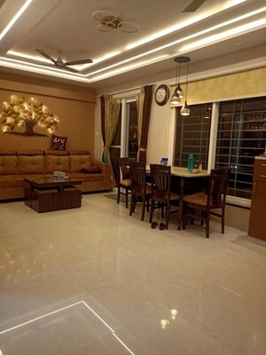 Living Room in 3 BHK Apartment at Majestique Towers, Kharadi – for Sale