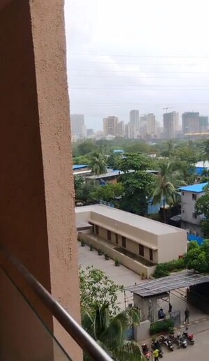Balcony in 2.5 BHK Apartment at Patrachawl Mhada, Goregaon West – for Rent