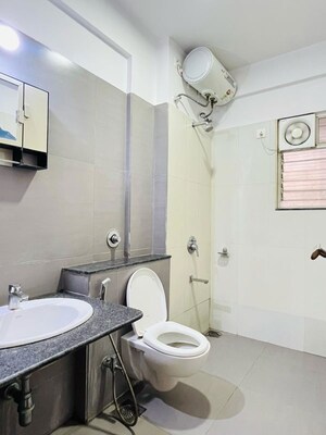 Bathroom in 3 BHK Apartment at Gera Song Of Joy, Kharadi – for Sale