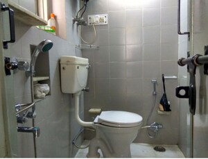 Bathroom in 2 BHK Builder Floor at Greater Kailash – for Rent