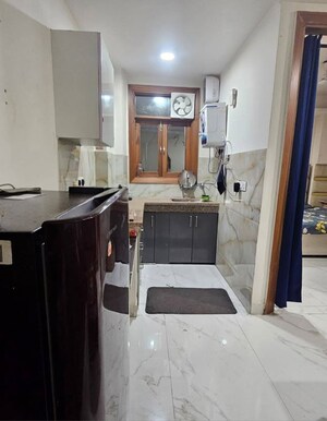 Kitchen in 1 BHK Builder Floor at AKD Tower, Sector 14 – for Rent