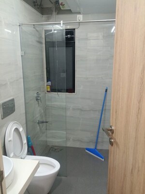 Bathroom in 2 BHK Apartment at Marathon Monte South, Byculla West – for Rent