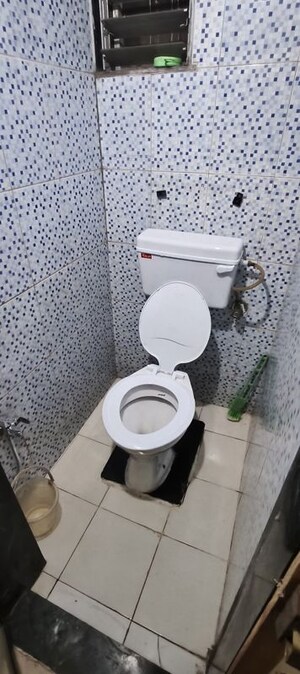 Bathroom in 2 BHK Apartment at Vrindavan CHS Vashi, Sanpada – for Rent