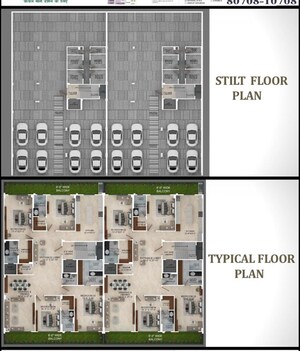 Floor Plan in 4 BHK Builder Floor at Sector 15 – for Sale