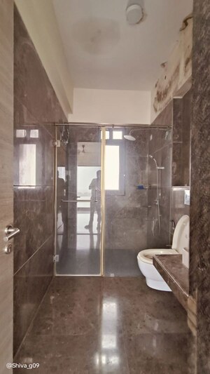 Bathroom in 3 BHK Apartment at Kalpataru Magnus, Bandra East – for Rent