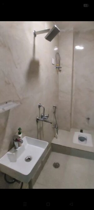 Bathroom in 1 RK Builder Floor at Mehrauli – for Rent