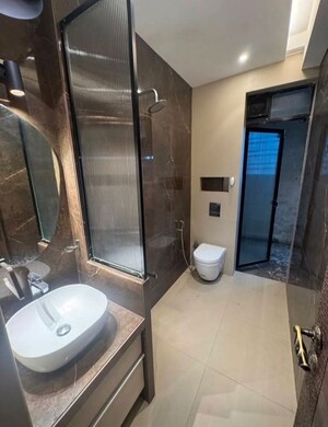 Bathroom in 2 BHK Apartment at Nahar Amrit Shakti, Chandivali – for Rent